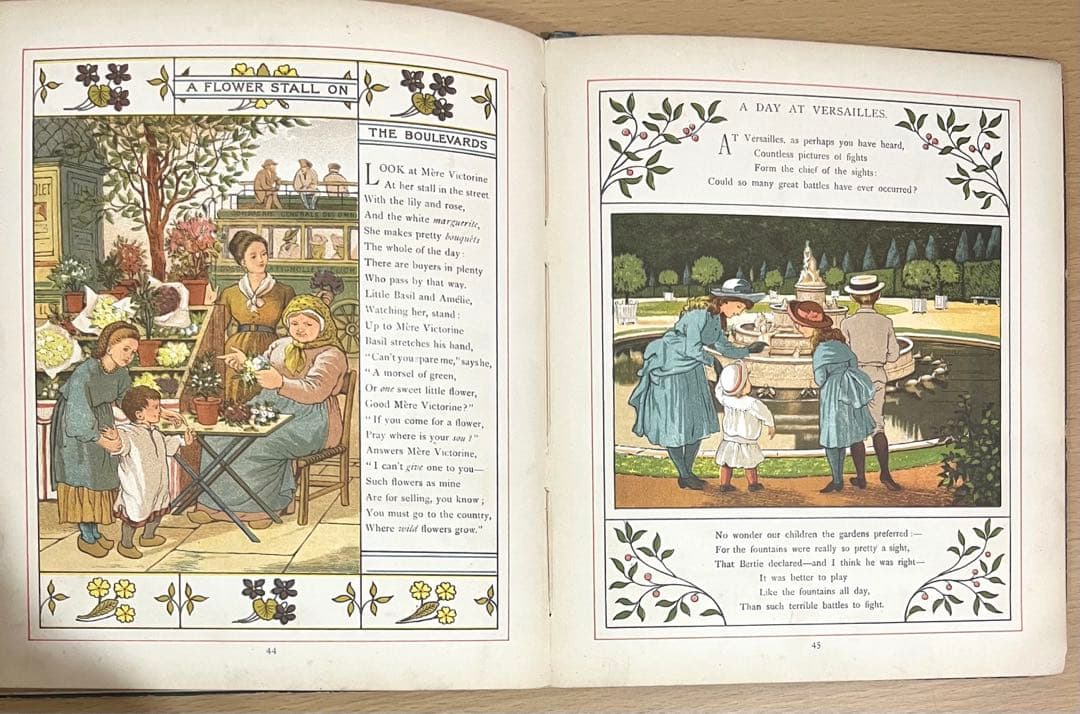 No.285 希少 アンティーク 洋書 絵本 ビクトリアン
