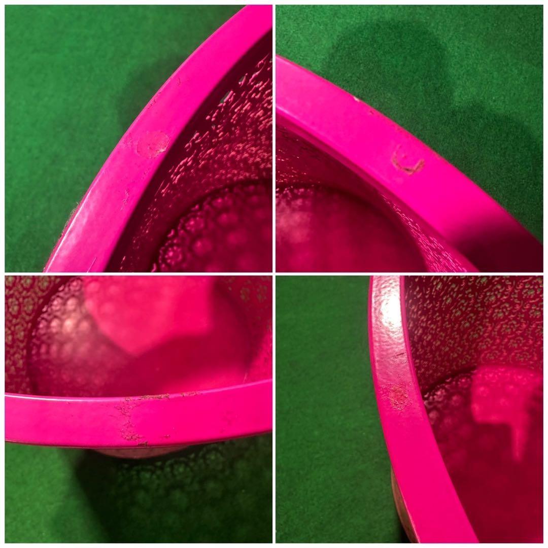 ローテーブル ラウンド型 ピンク 透かし柄 ガラス 家具 A119