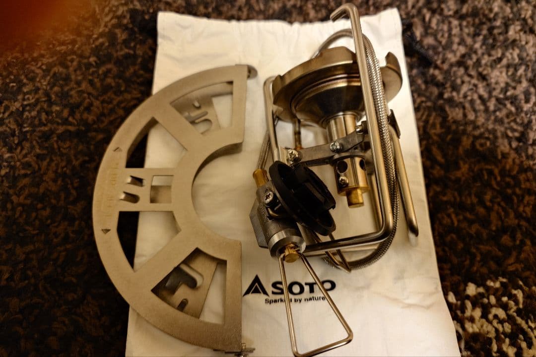 【チタン五徳付 試点火】SOTO ST-331 ソト トレックマスター バーナー