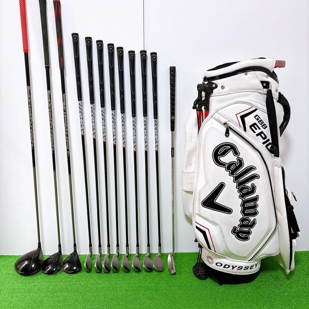 良品 Callaway EPIC FLASH ゴルフ 12本 セット R 初心者