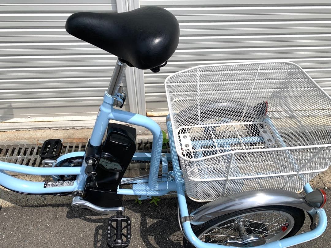 送料無料 AshirakuCharlie電動アシスト三輪自転車 動作確認済