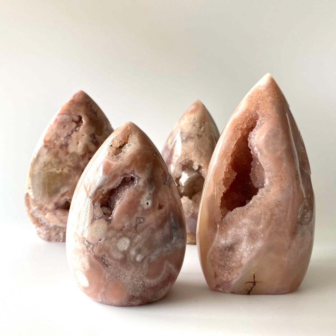 ピンクアメジスト フラワーアゲート ポリッシュ