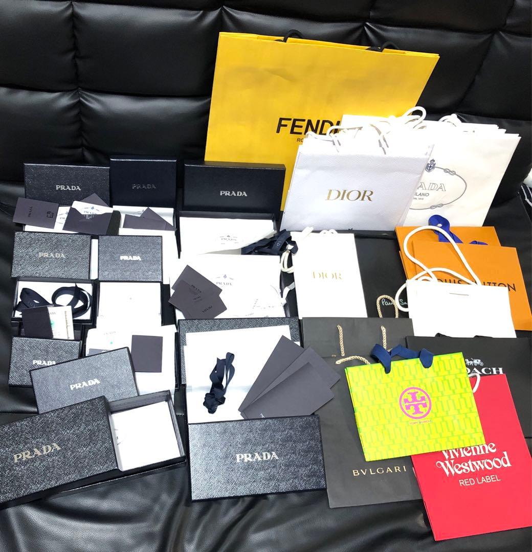 最終希望価格　ブランド　財布空箱、小物空箱、保存袋等　プラダ、ルイヴィトン