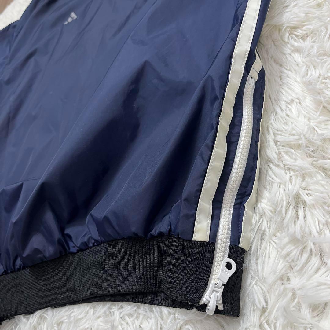 90s　adidas　アディダス　リバーシブル ナイロン プルオーバー ピステ