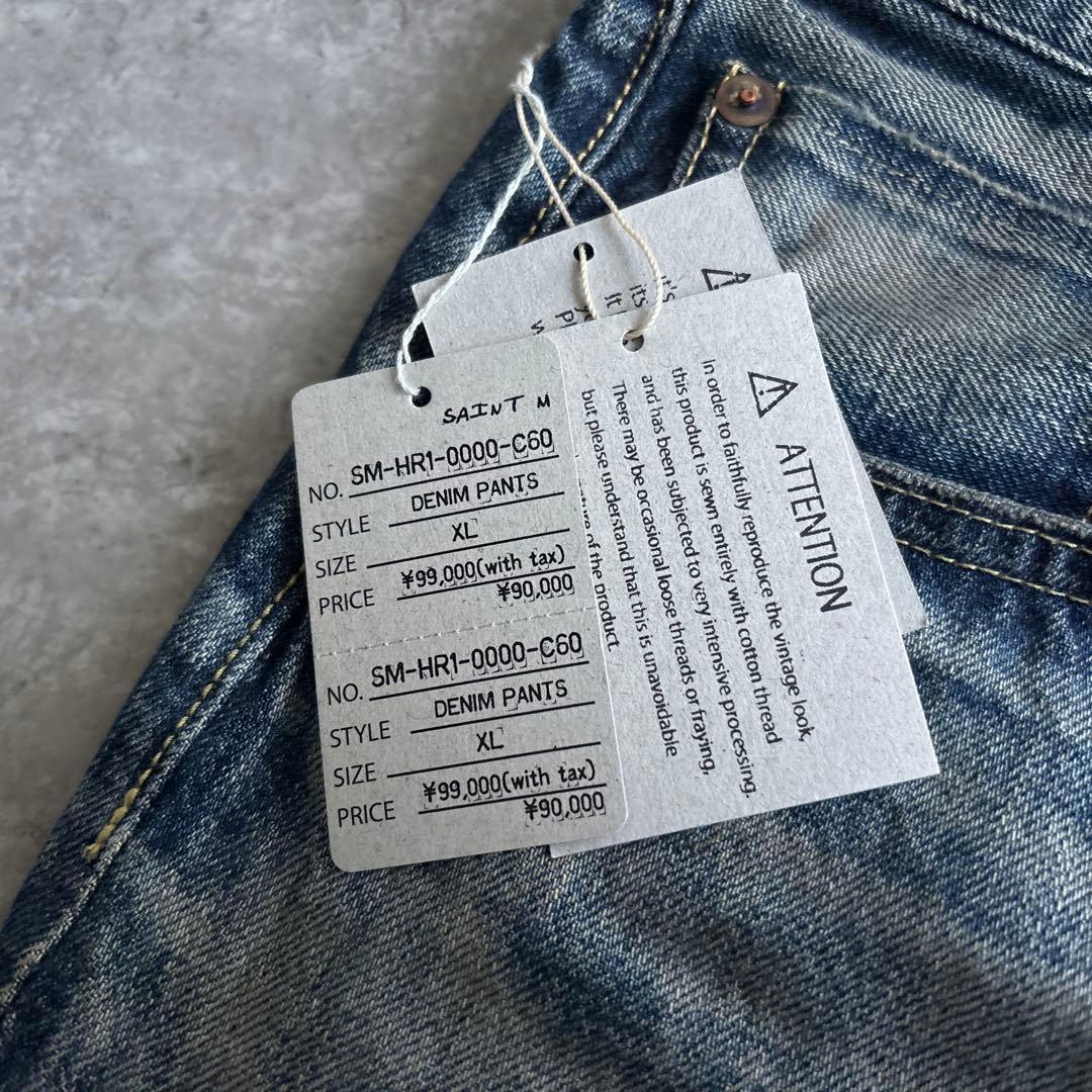 25AW■SAINT MICHAEL×BerBerjin【XL】デニムパンツ