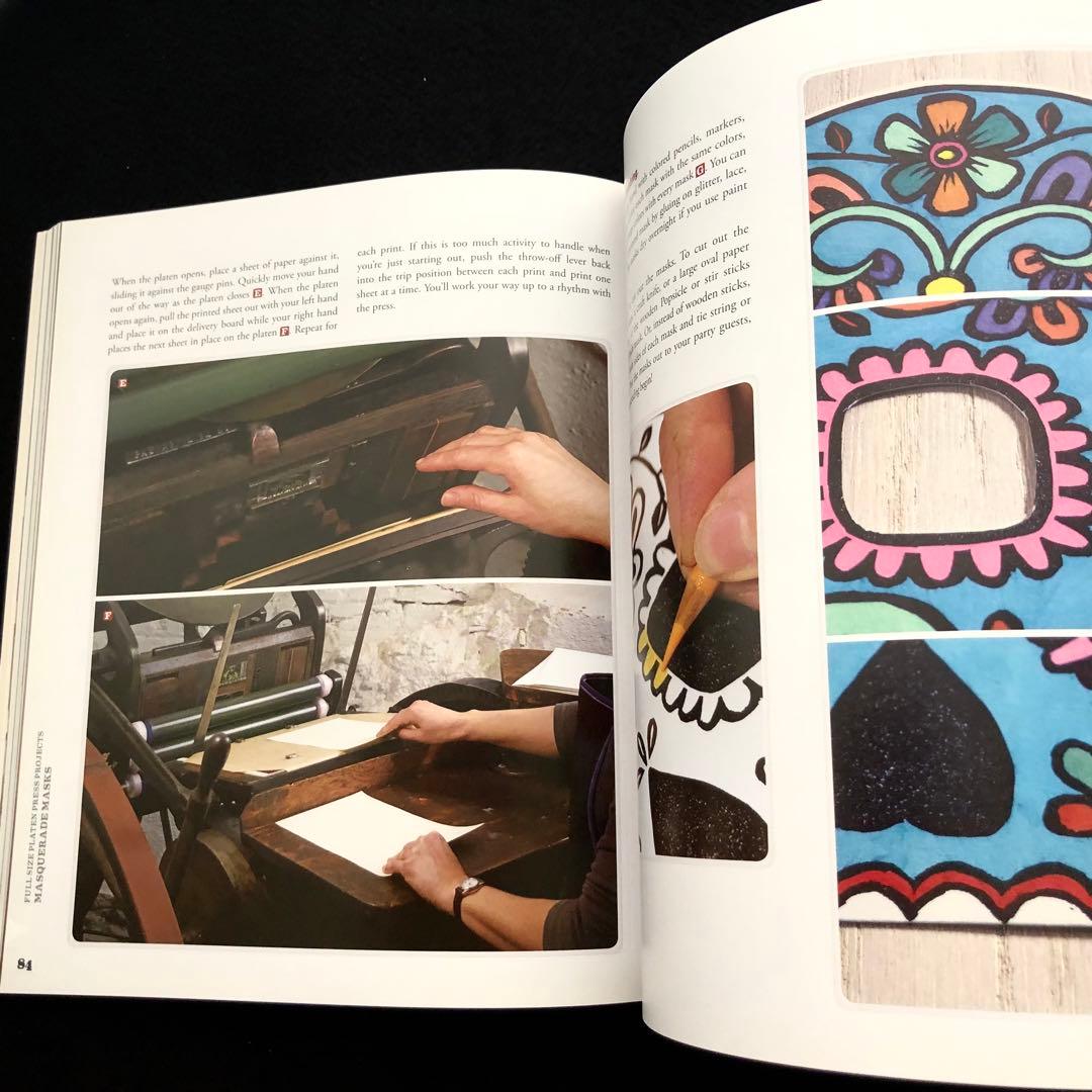 活版印刷 技法書「Letterpress Now」プラテンプレスほが