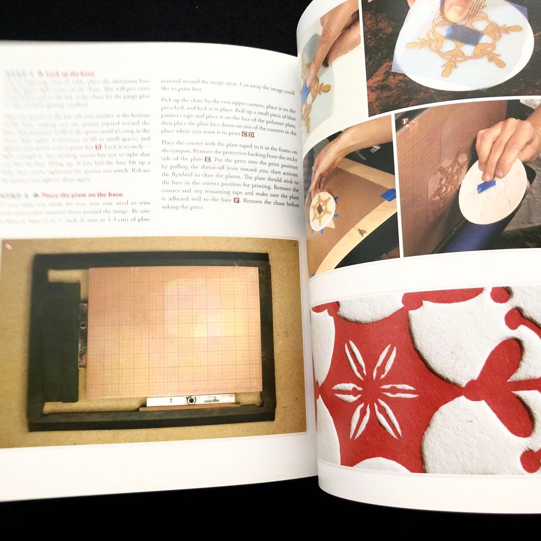 活版印刷 技法書「Letterpress Now」プラテンプレスほが