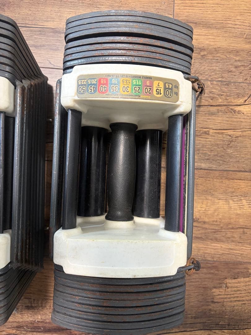 パワーブロック　可変式ダンベル 10lbs(4.5k)〜50lbs（22.5k)