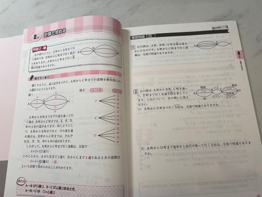 中学受験　塾技➕ウィーニングステップ➕分野別集中レッスン➕魔法ワザ➕立方体の切断
