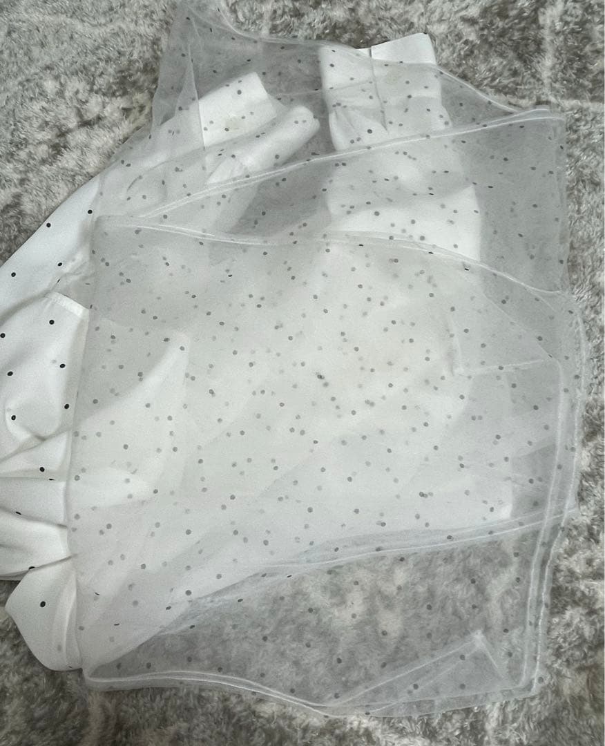 スナイデル　ドット　ボウタイリボンブラウス　DOT