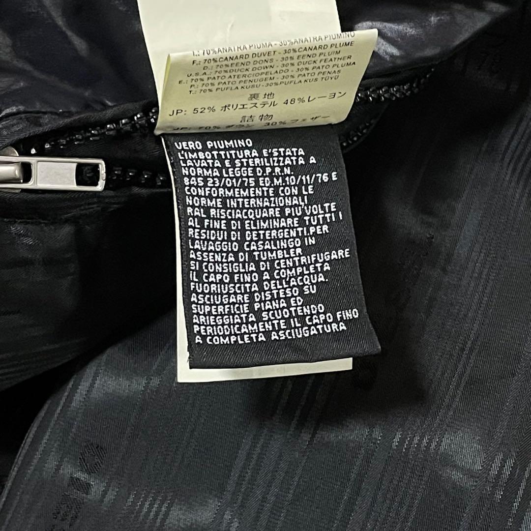 【美品】ディーゼル ロゴ ダウンベスト ブラック サイズXL
