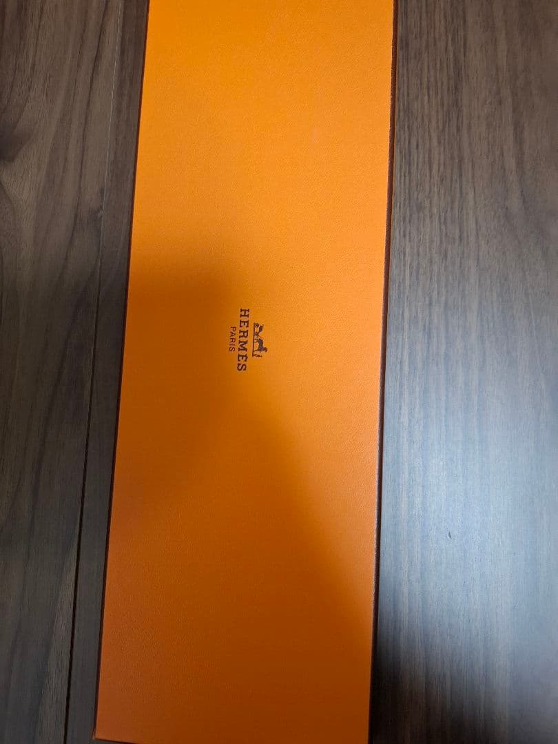HERMES エルメス ネクタイ ブルー 箱付き