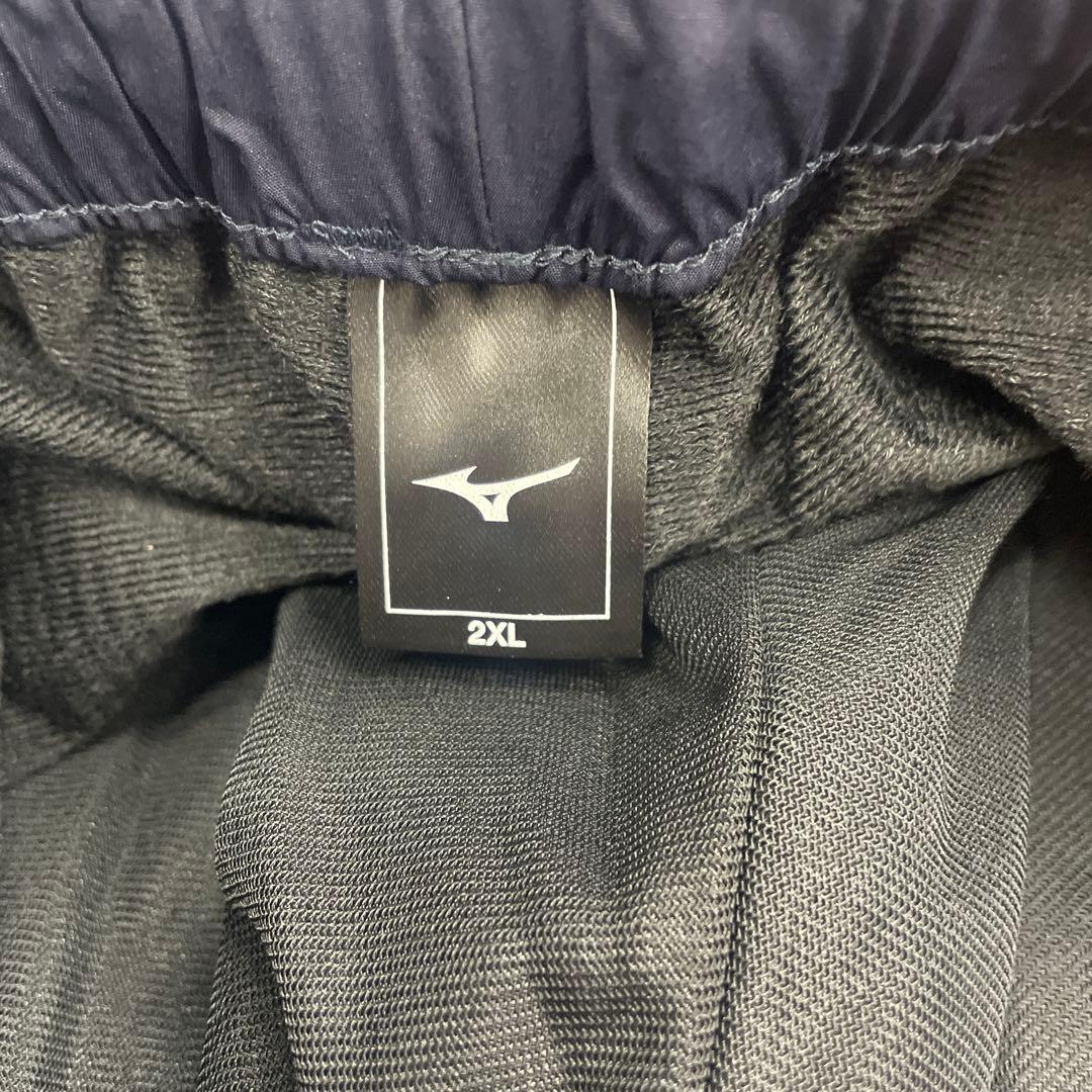 正規品 ミズノ ウィンドブレ－カ－上下セット 2XL ディ－プネイビー