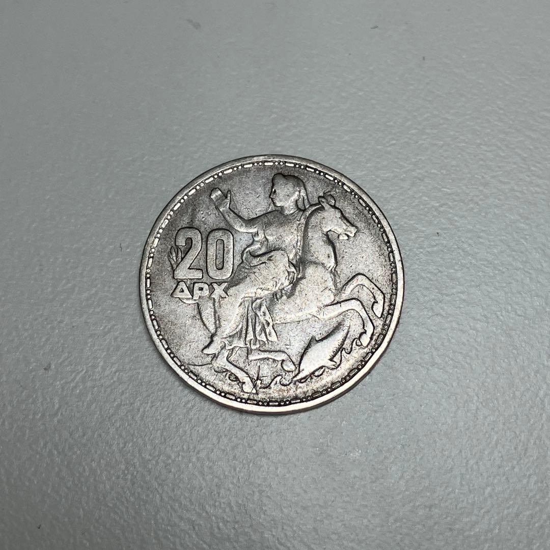 【ギリシャ 銀貨】ドラクマ 100周年 記念 3枚 【希少 未使用】