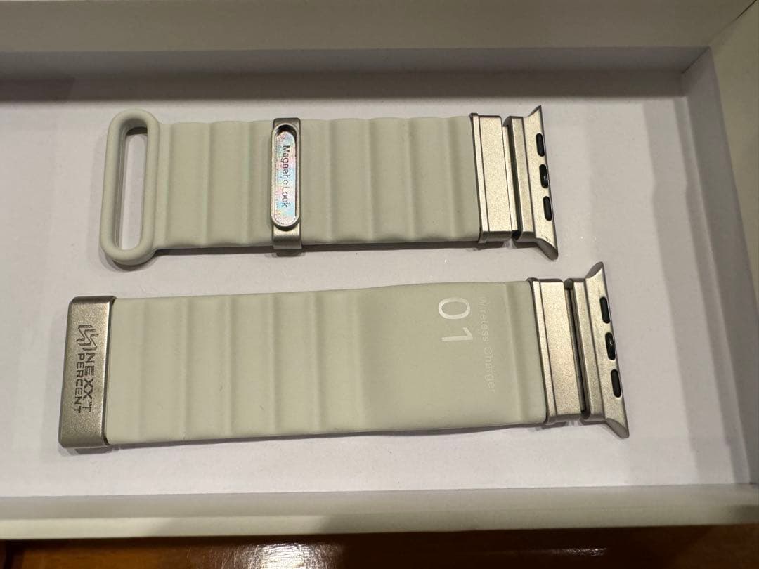 『Energy Link』Apple Watch用 充電ウォッチバンド　ホワイト