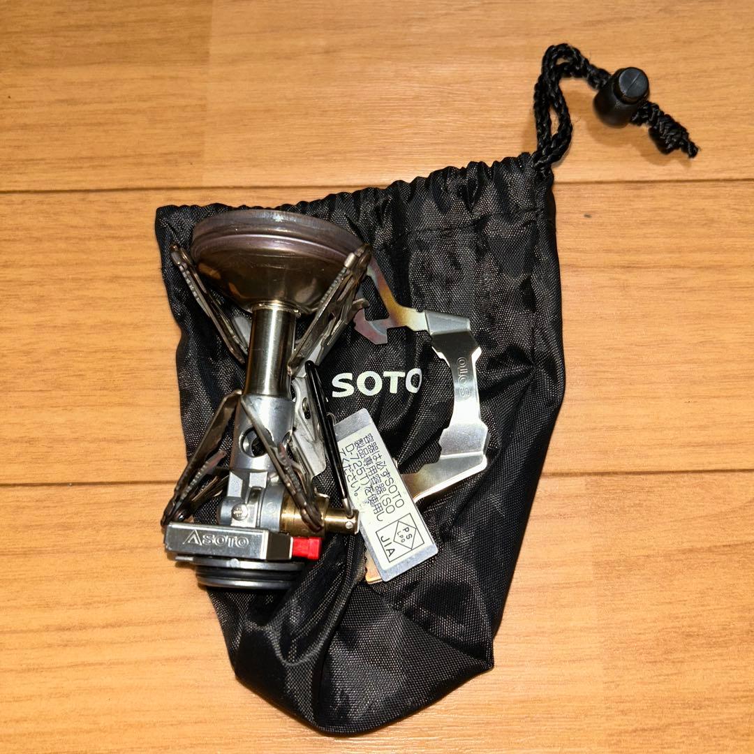 SOTOウィンドマスター純正五徳と4本五徳、袋のセット売り