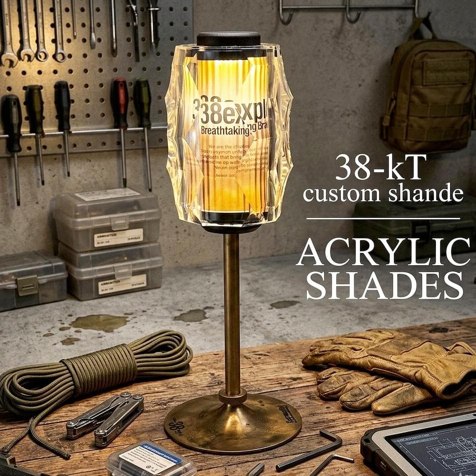 38-kt用　レア　アクリルシェード　38灯　 38explore　MIYABI