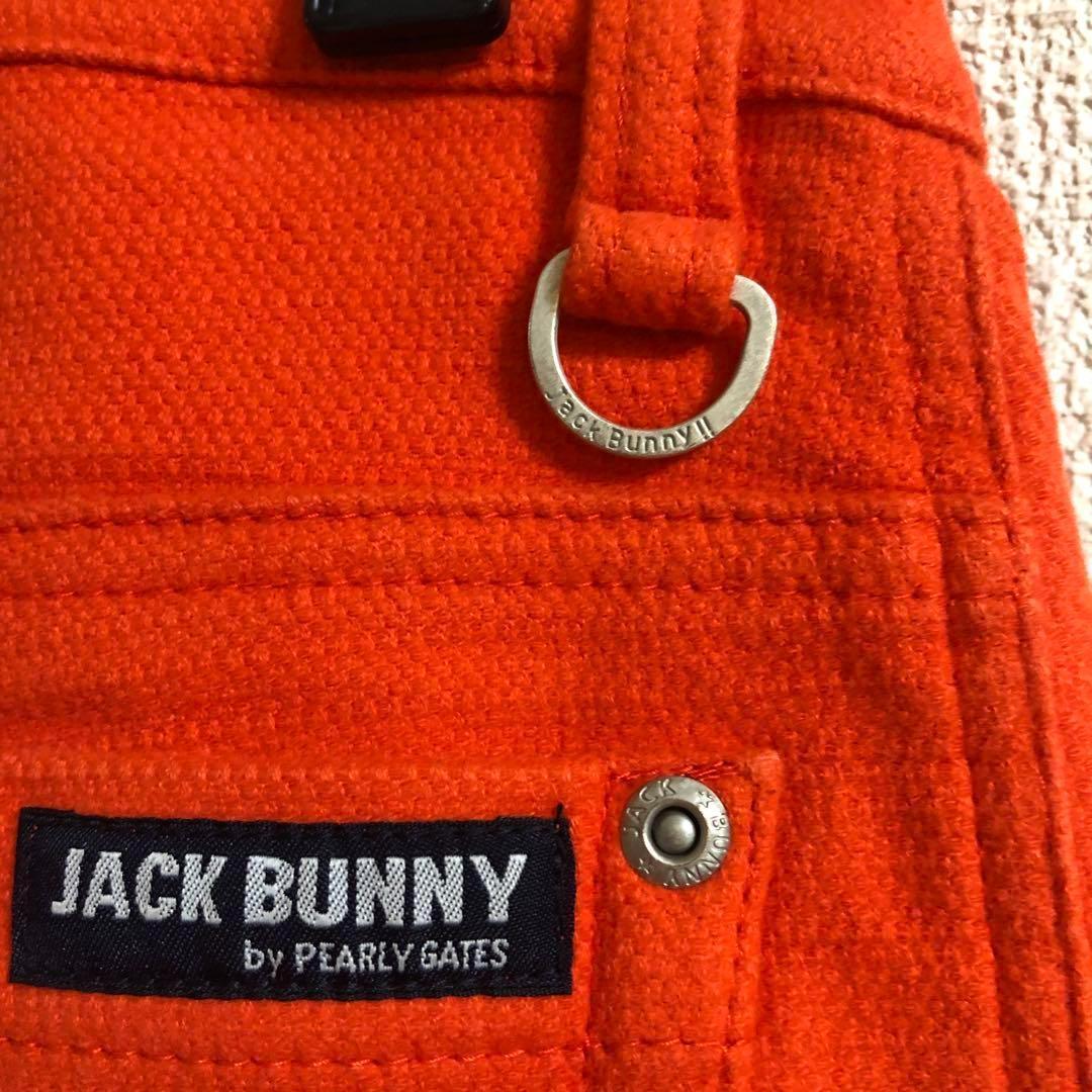 パーリーゲイツ ジャックバニー 冬用 厚手 パンツ オレンジ サイズ150