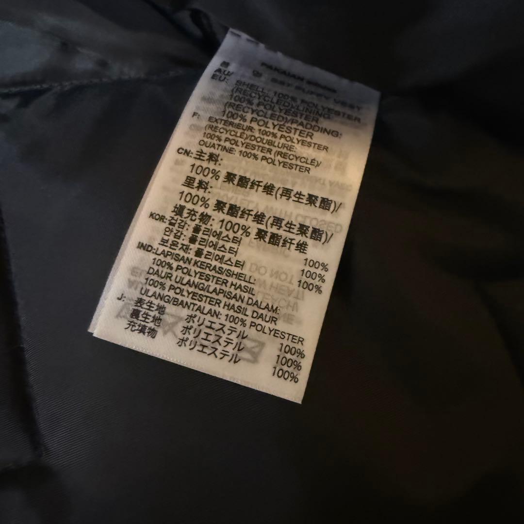 【極美品】adidas ブラック ダウンベスト　キルティングベスト　黒　L