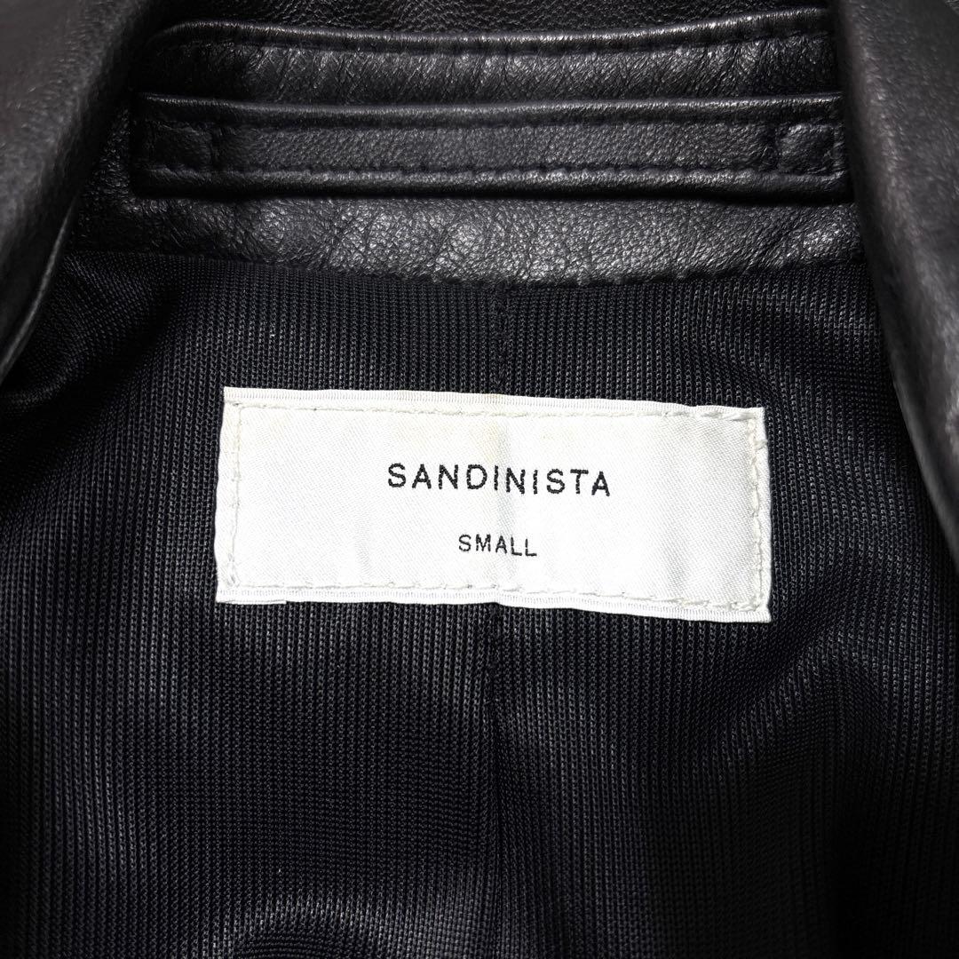 SANDINISTA ラムレザーライダースジャケット S