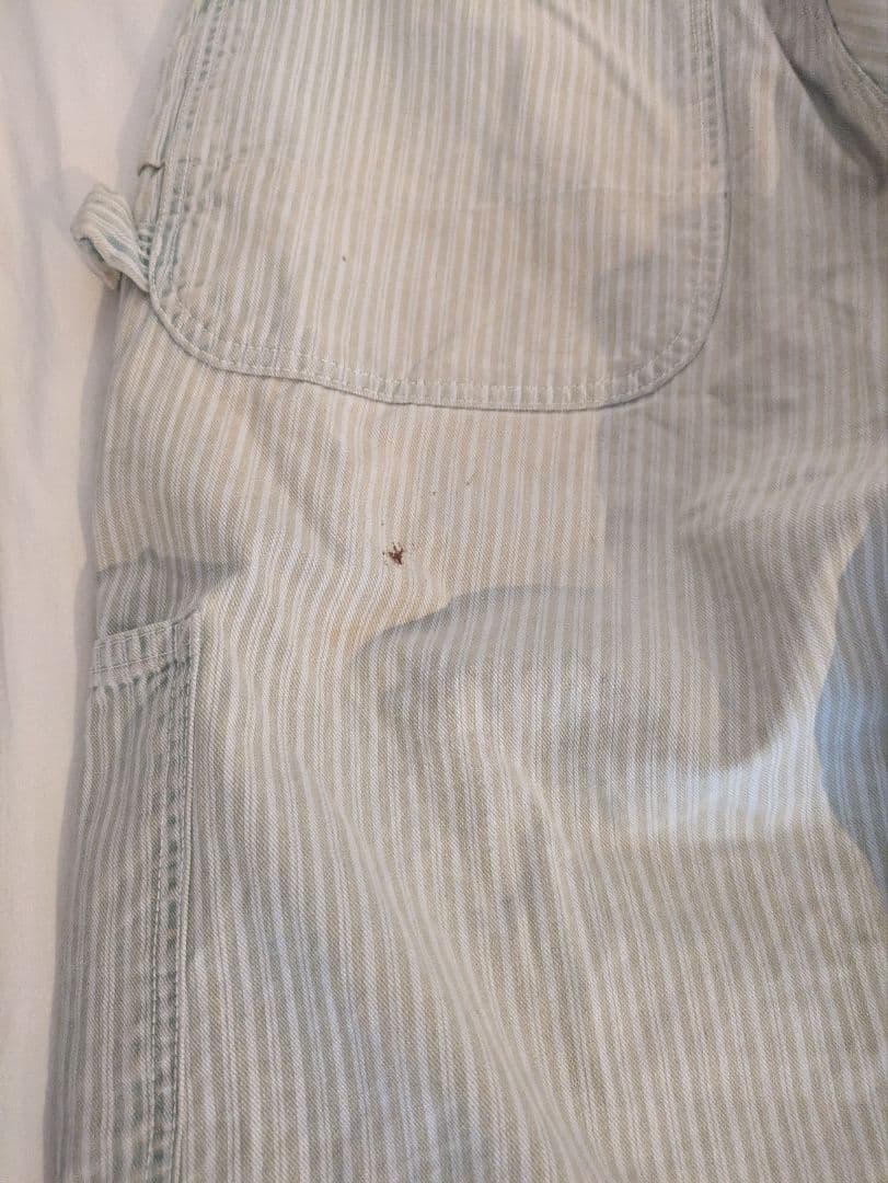 キャピタル　KAPITAL ダブルニー ヒッコリー ランバーパンツ