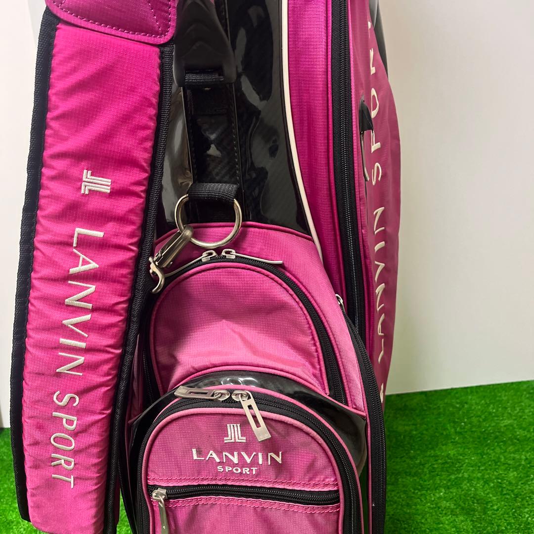 JB1775 LANVIN SPORT レディース キャディバッグ スタンド式