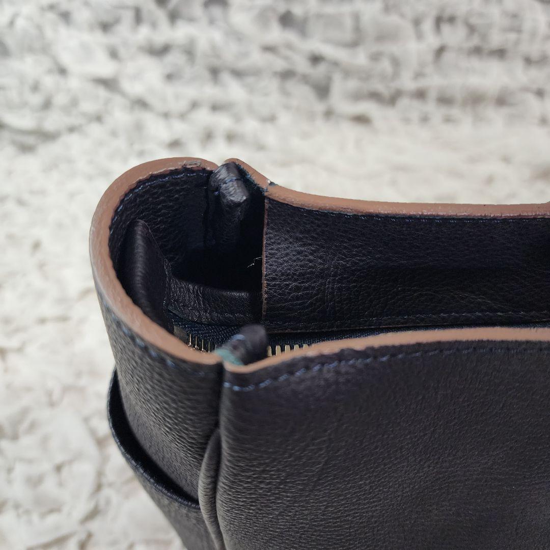 ルイ美品 イタダキ シュランケンカーフ ボニー レザー トートバッグ