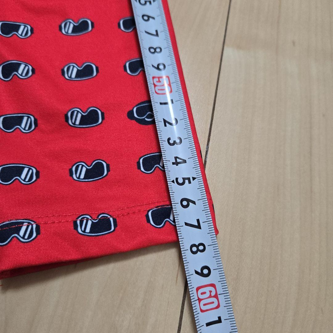 ゴルフウェア【アンパスィ】and per se アイウェア柄 レッドシャツ