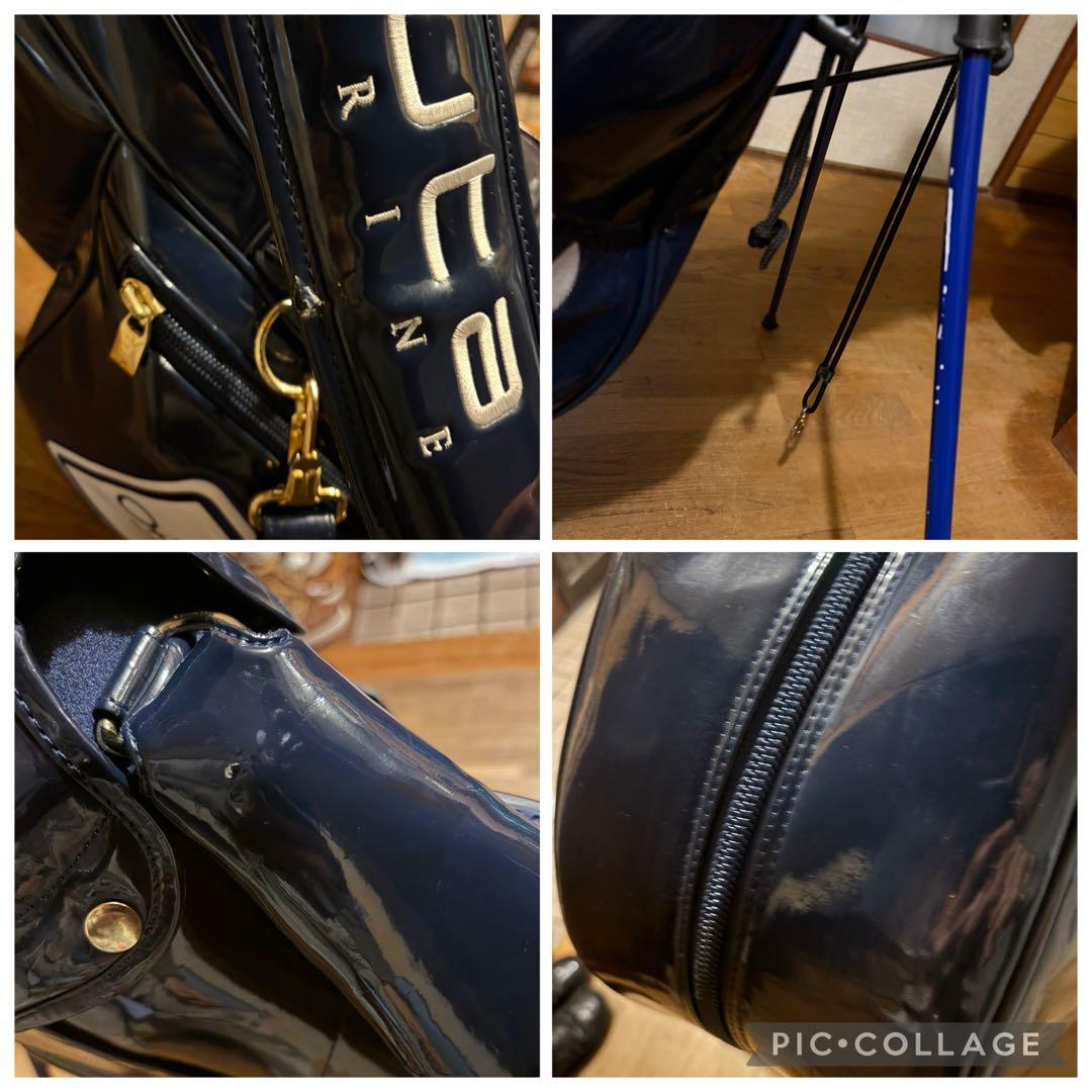 MUTA MARINE ネイビー キャディバッグ　クラブカバー7種付き　セット