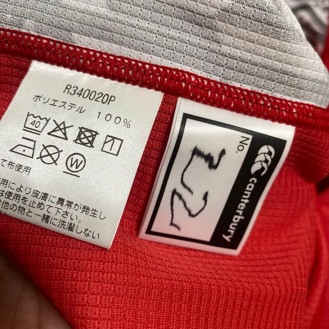 canterburyラグビーウェア 日本代表　ゲームシャツ　tシャツXLメンズ