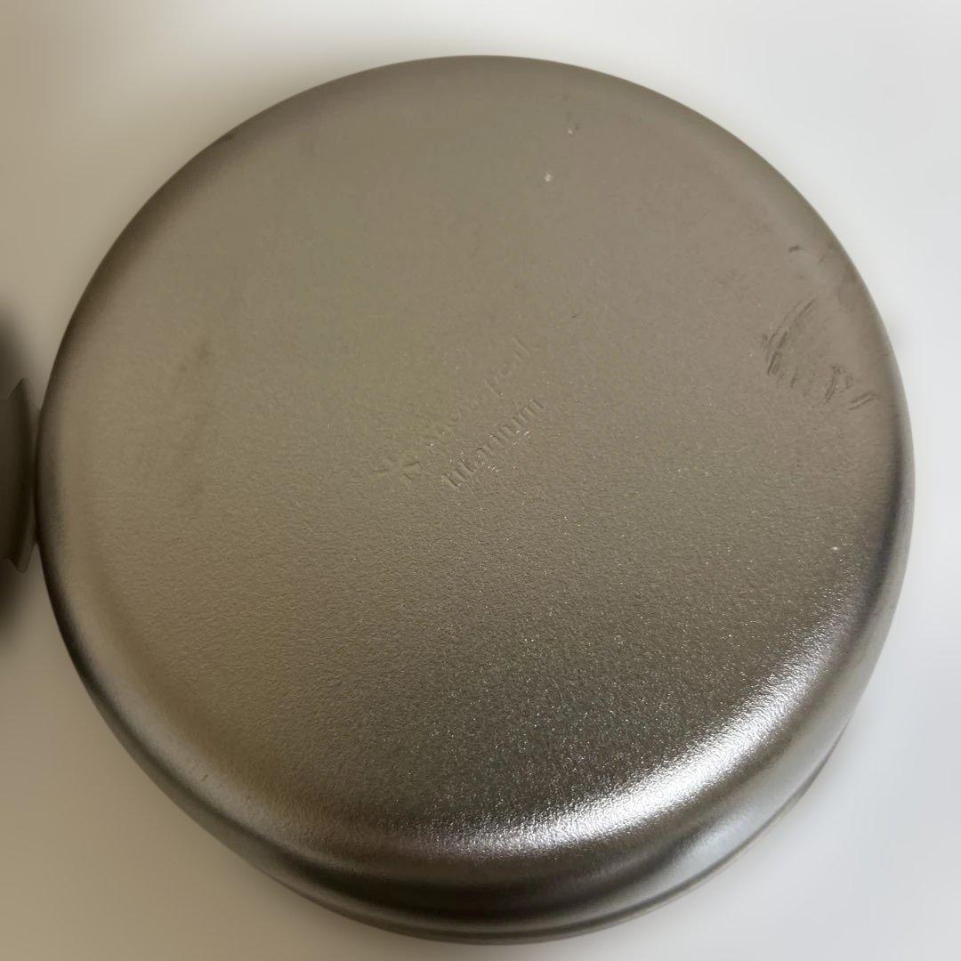 【廃盤未使用】スノーピーク　トレックチタン プレート ボウル セット　4個セット