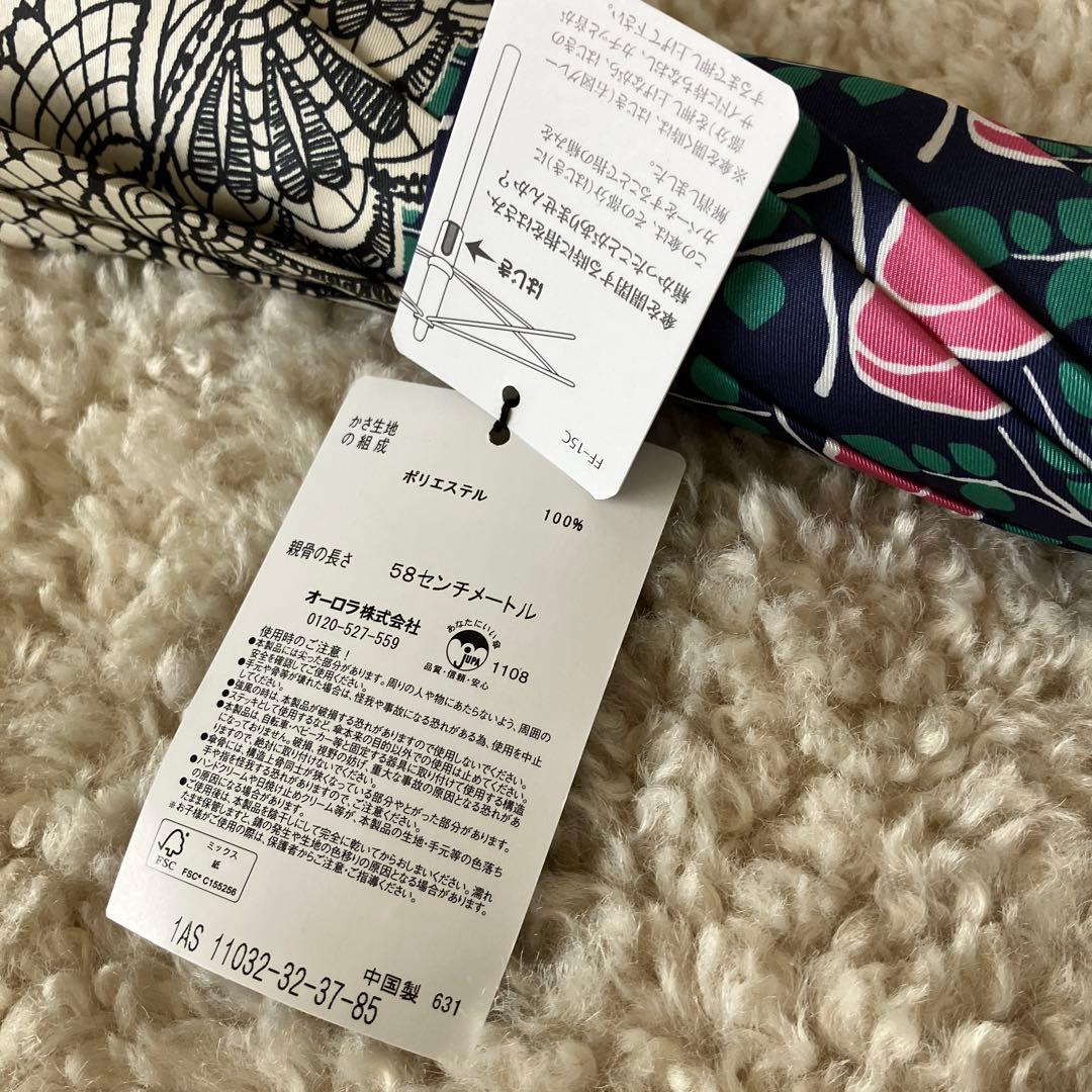 新品未使用品 ANNA SUI 長傘 パゴダ傘 バラ　ローズ 女っぽ レース