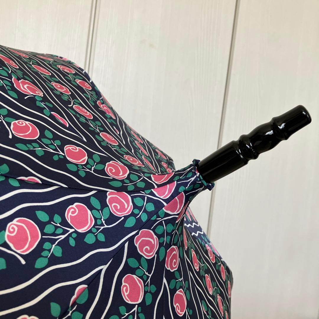 新品未使用品 ANNA SUI 長傘 パゴダ傘 バラ　ローズ 女っぽ レース