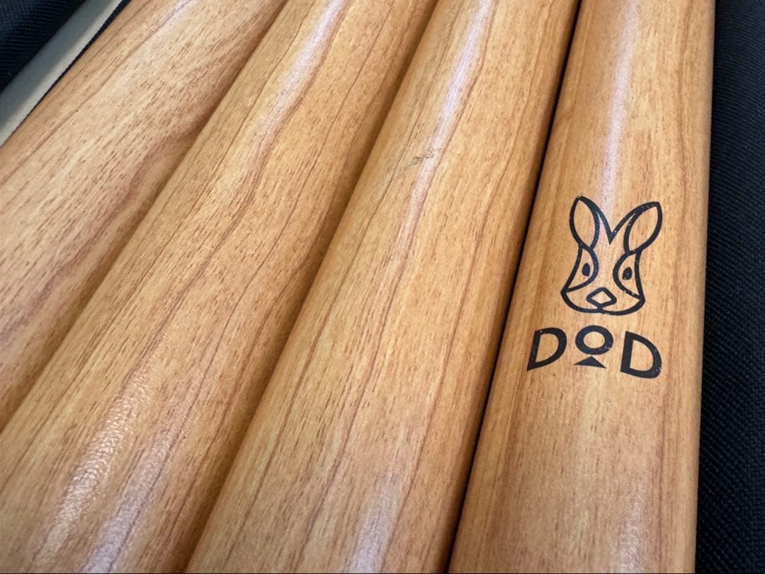 DOD ハイパームテキポール XP8-632-WD ウッド調 4本セット