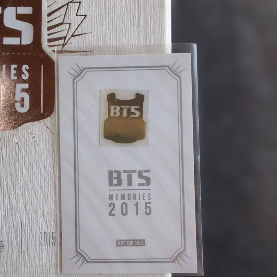 BTS MEMORIES OF 2015 DVD 日本語字幕 磁気カード 正規品