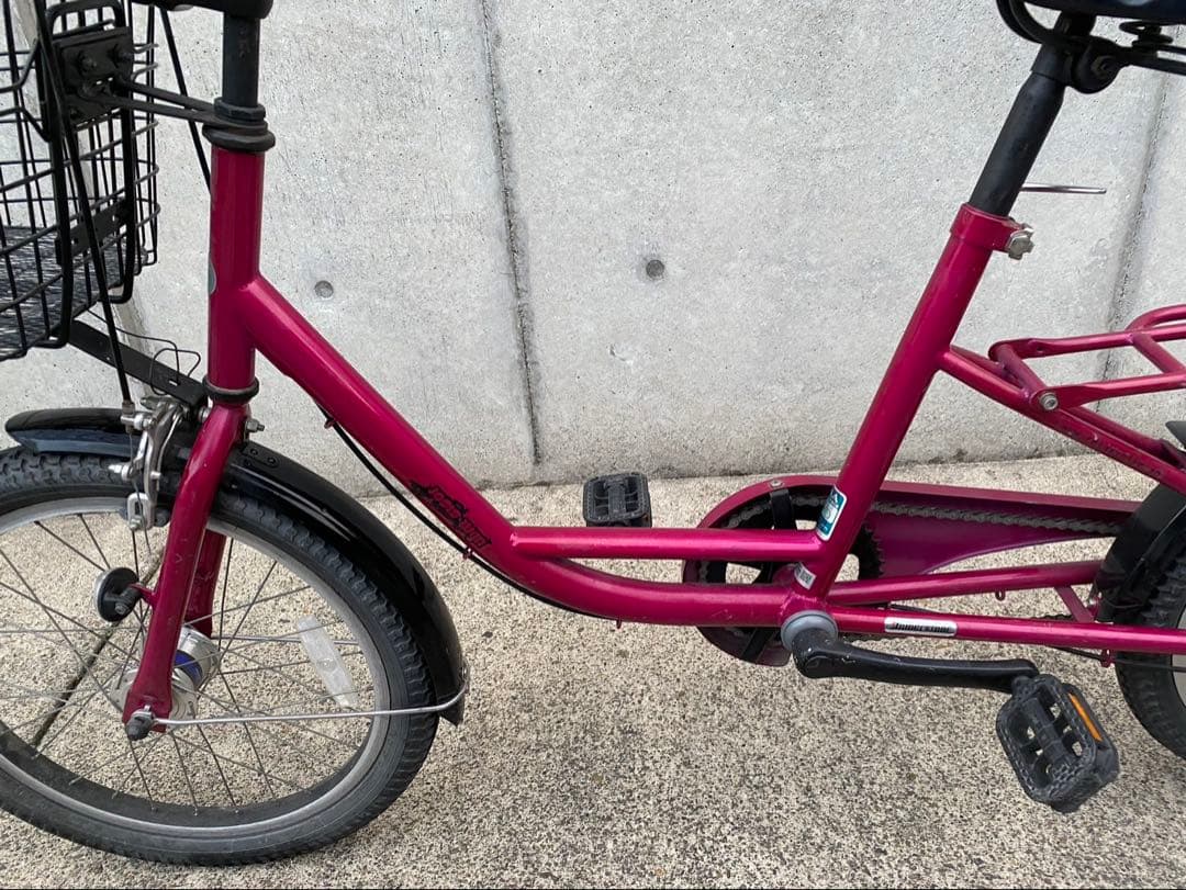 ブリジストン　ミニサイクル　愛知県引き取り　バスケット付き！