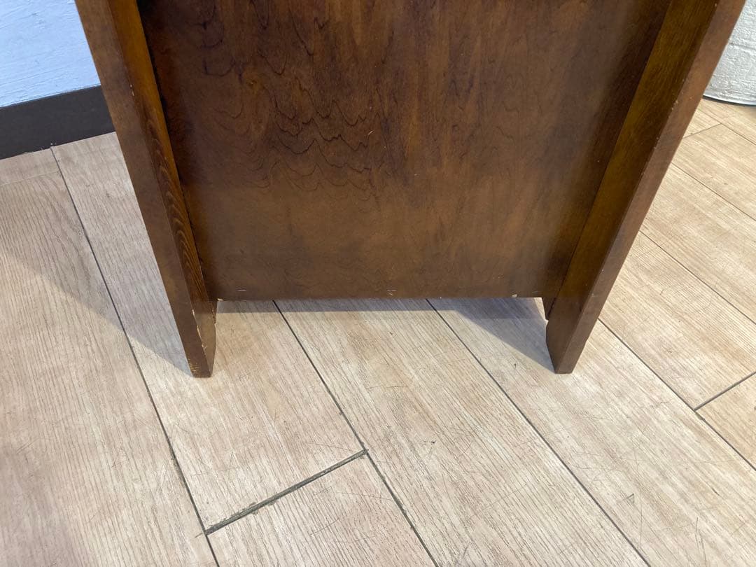 オールドカリモク コロニアル　マガジンラック 電話台