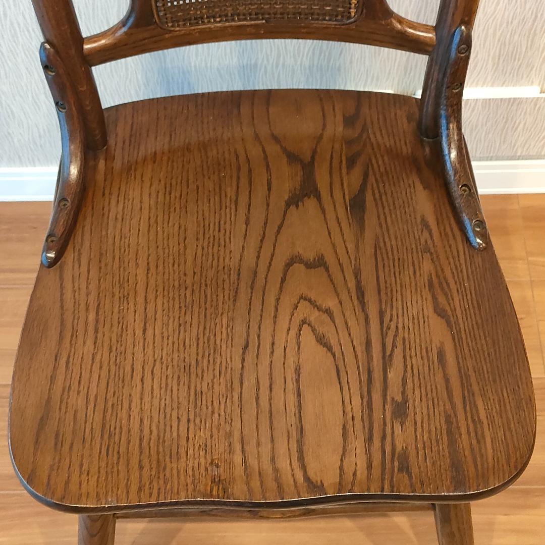 ヴィンテージ　Shin-Leeシンリー　ラタンバック　ダイニングチェア②