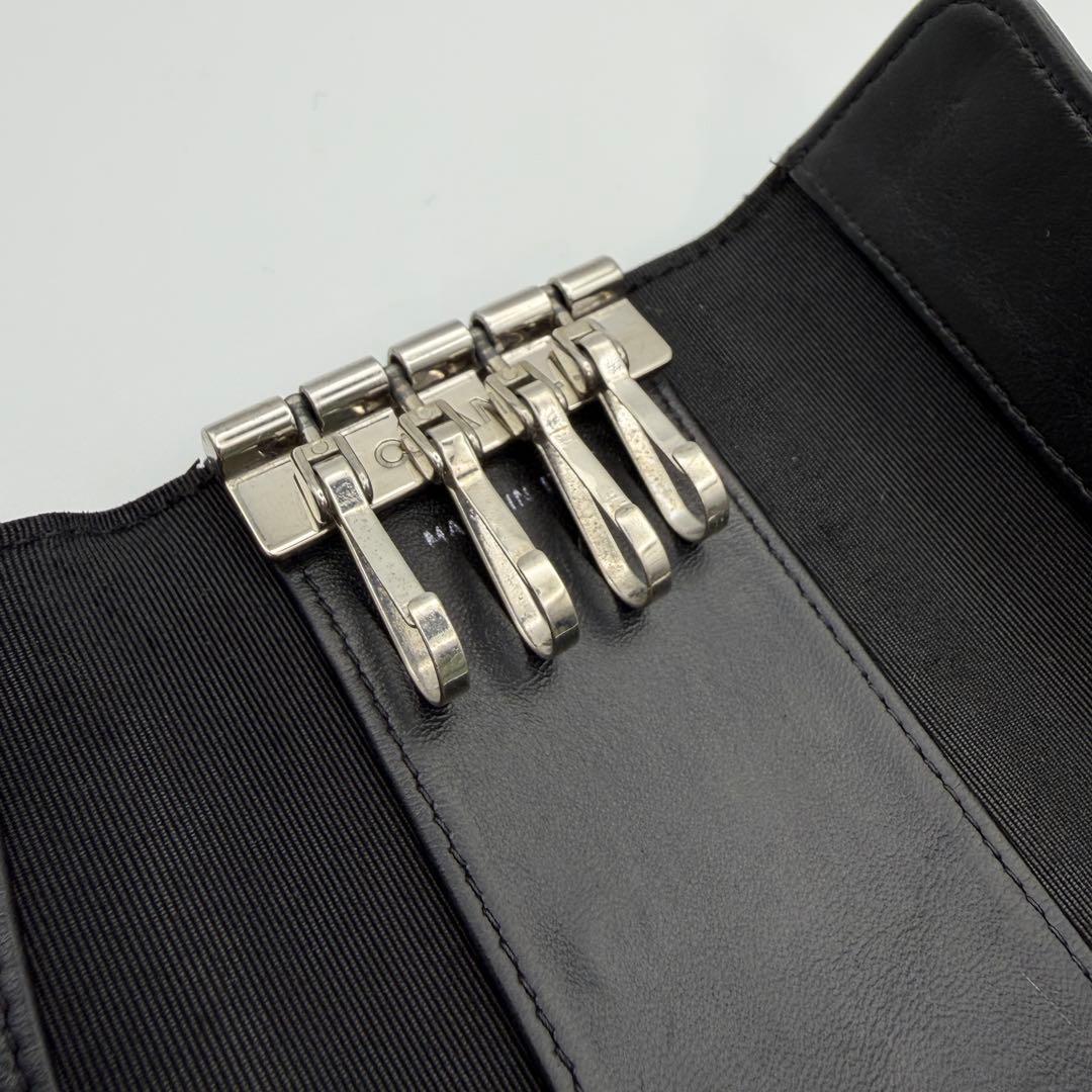 CHANEL シャネル　マトラッセ　4連キーケース　シルバー金具