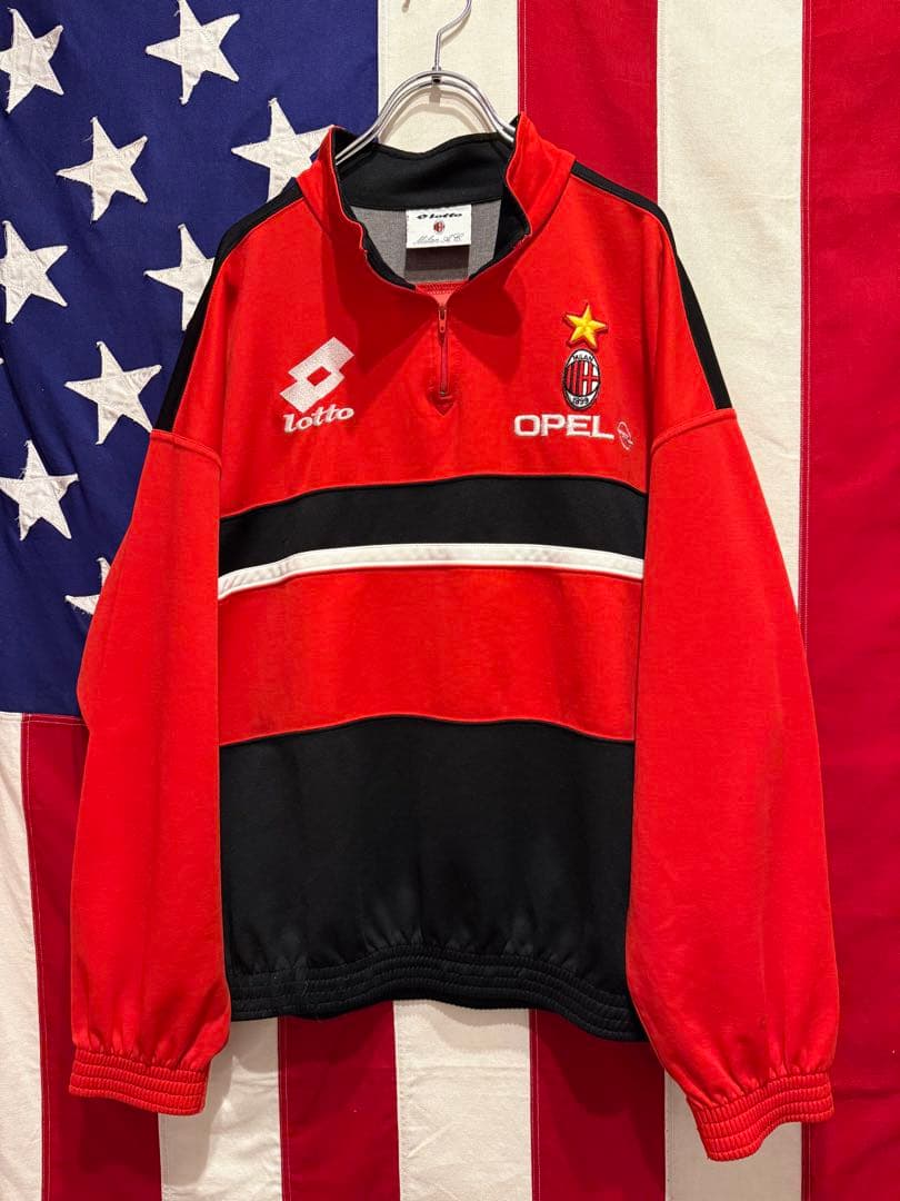 ★94年95年★ACミラン★lotto★ジャージ上下セット★ロット★トレーニング