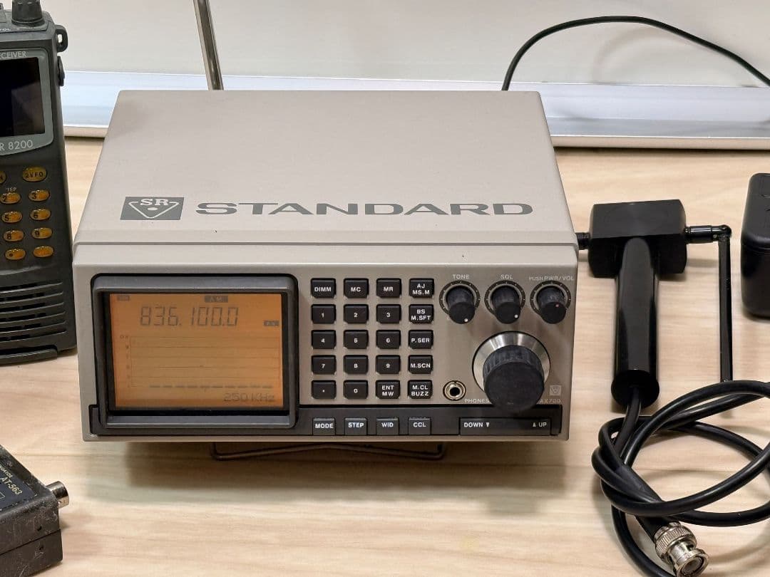 STANDARD AX700B,AR 8000,AR 8200 受信機