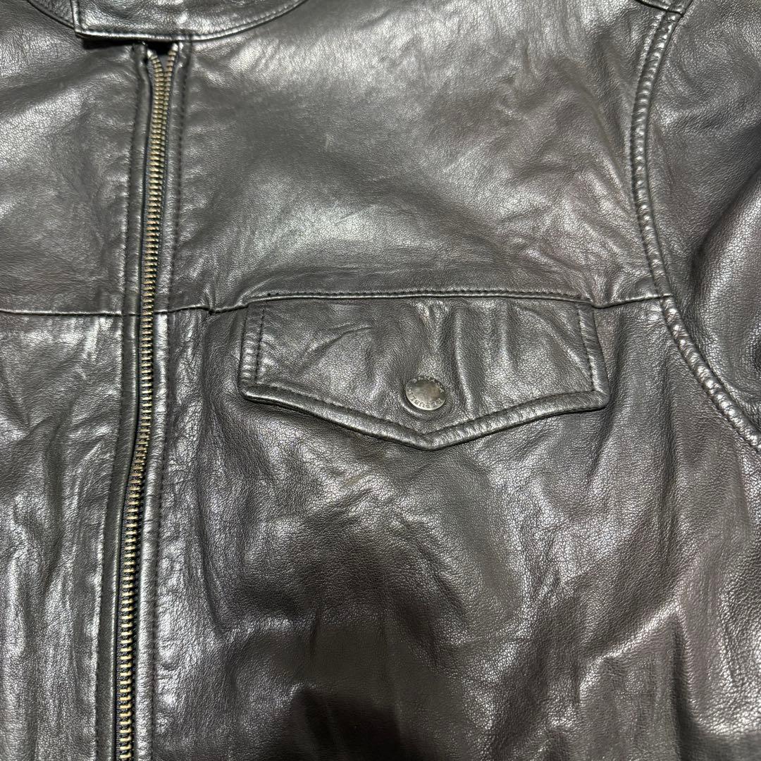 BANANA REPUBLIC 00's Y2K ラムレザー ライダース