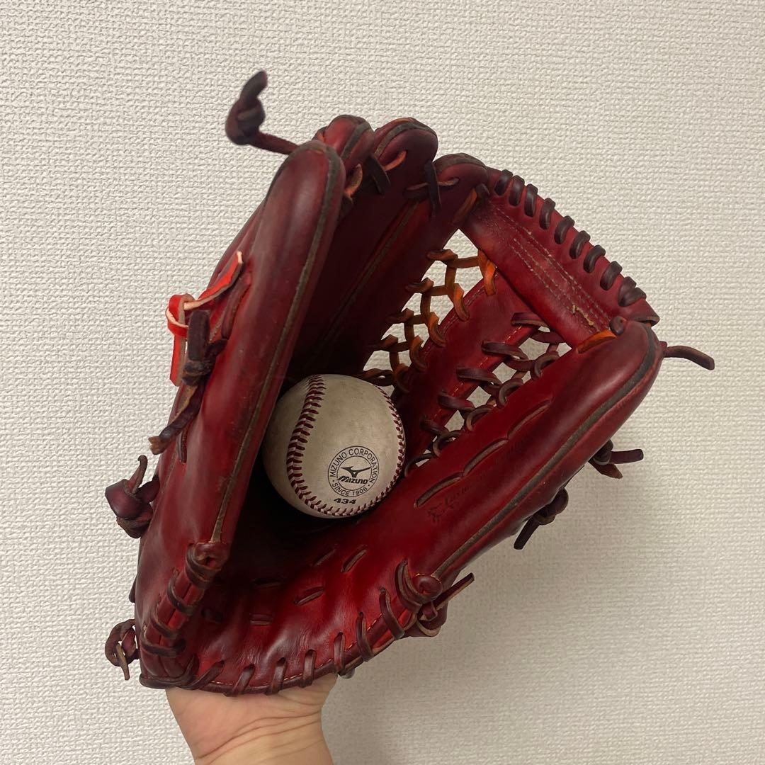 438 ミズノ グローバルエリート 即戦力 硬式 外野手用グローブ 左投げ