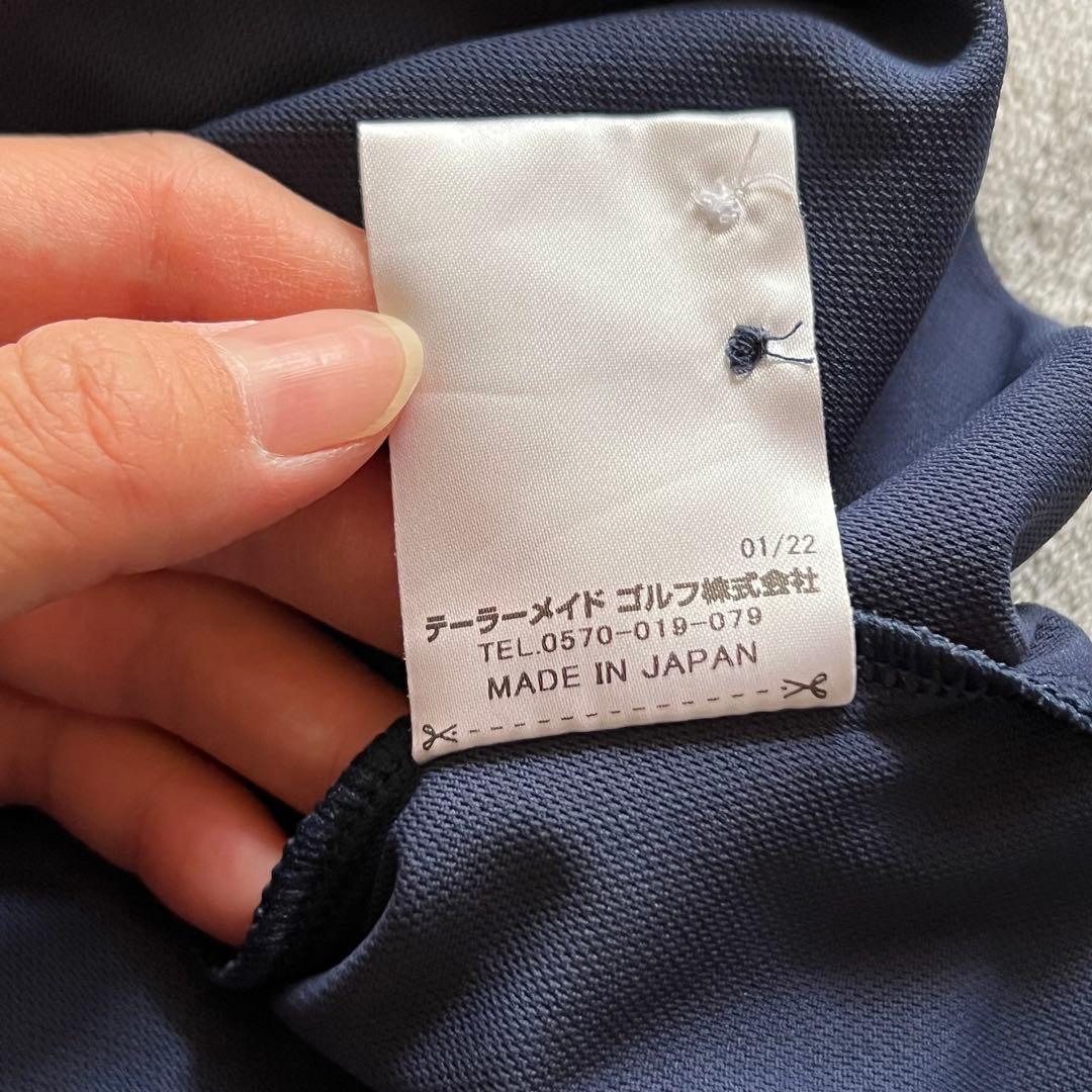 テーラーメイド レディースゴルフウェア 半袖ポロシャツ ネイビー