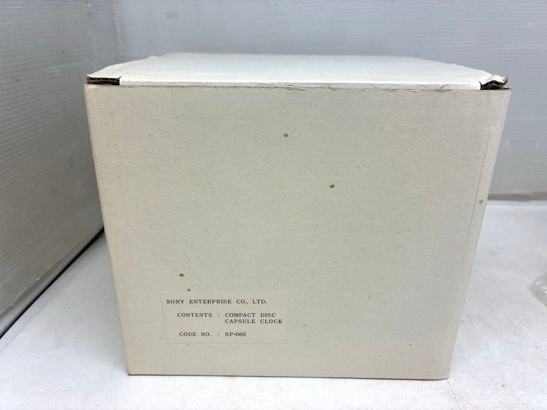m*様 SONY ENTERPRISE コンパクトディスク カプセルクロック リ
