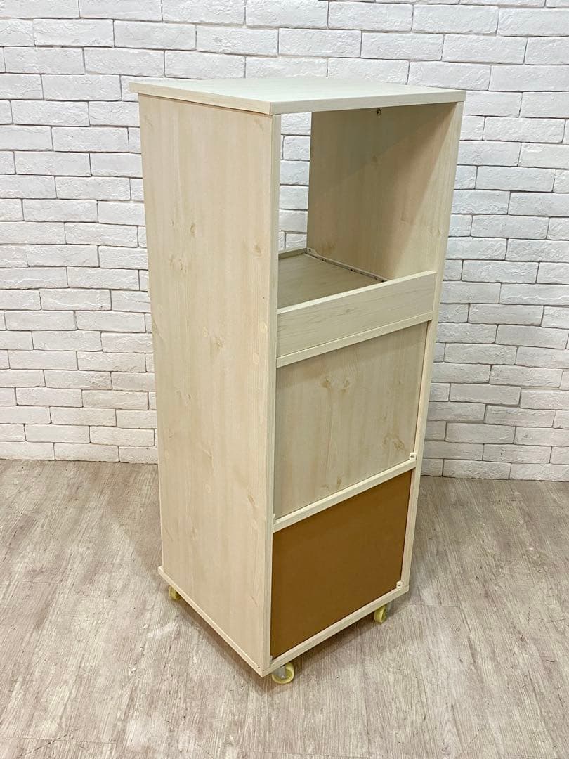 【わたあめ】定価4万円　食器棚 レンジ台 ラック キッチン 棚