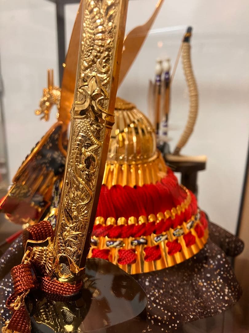 【極美品】楽天1位現行品⭐️五月人形 兜飾り 藤翁作「富岳」ケース飾り コンパクト