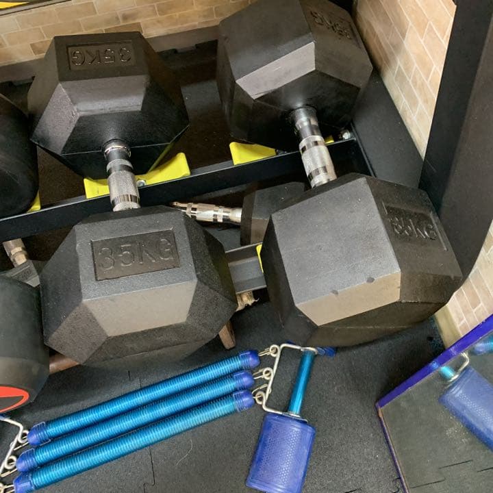 ラバーヘックス  ダンベル　5kg 7.5kg 10kg