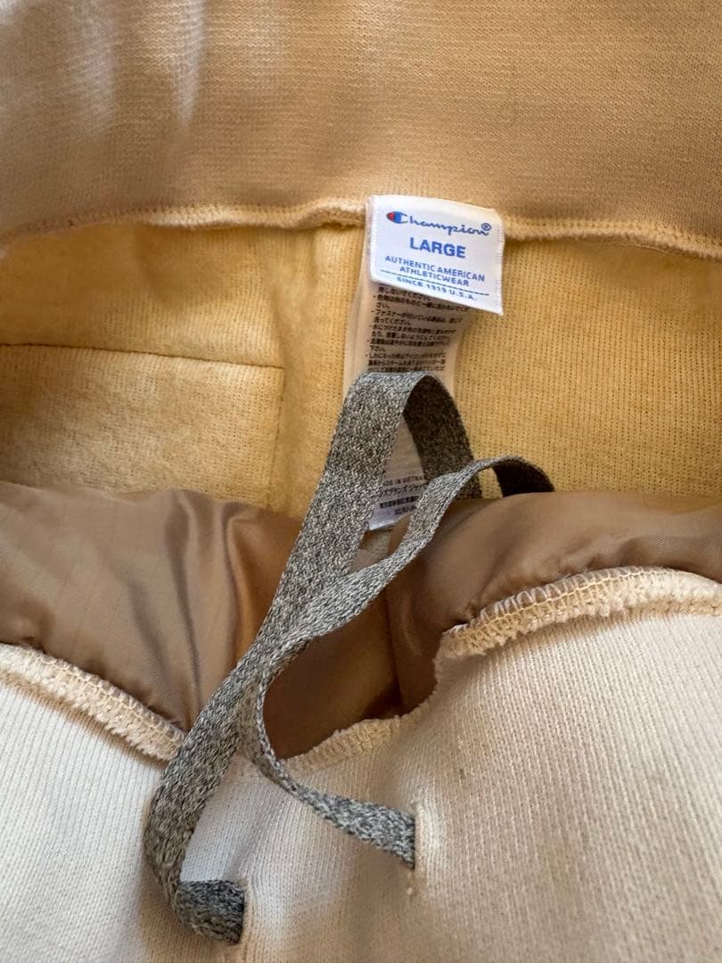 【試着のみ】 チャンピオンゴルフ　ボア　セットアップ　ベージュ　Ｌ