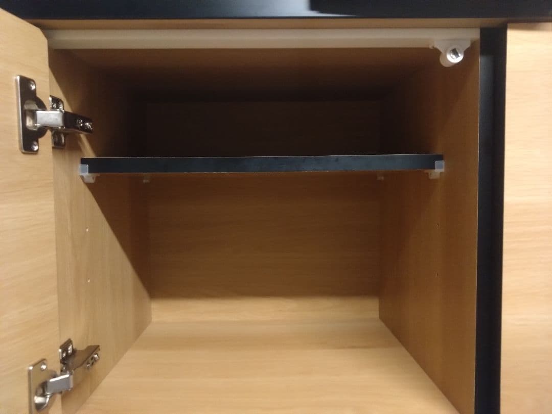 【値下げ可】 食器棚・レンジ台・キッチンボード　大川家具　幅約90